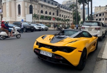 Siêu xe triệu đô bị CSGT Quận 1 tạm giữ vì nghi gắn biển giả